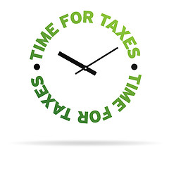 Image showing Time for taxes