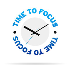 Image showing Time To Focus Clock