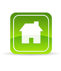 Image showing Green Home Icon