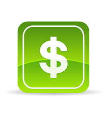 Image showing Green Dollar Icon