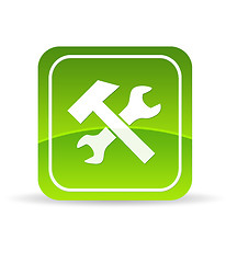 Image showing Green tools Icon