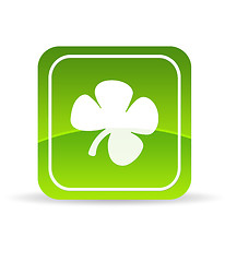 Image showing Green Clover Icon