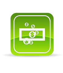 Image showing Green Save Money Icon