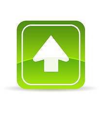 Image showing Green Upload Icon