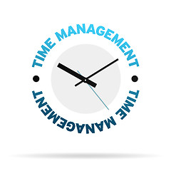 Image showing Time Management Clock