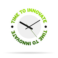 Image showing Time to innovate Clock