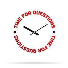 Image showing Time for questions