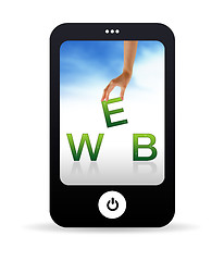 Image showing Web Mobile Phone 