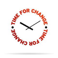 Image showing Time For Change Clock