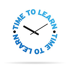 Image showing Time To Learn Clock