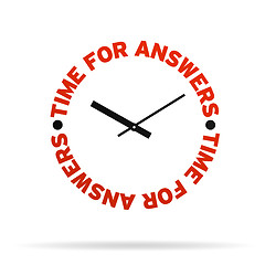 Image showing Time For Answers Clock