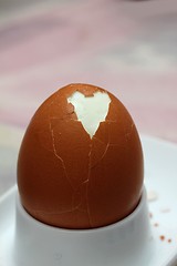 Image showing heart egg