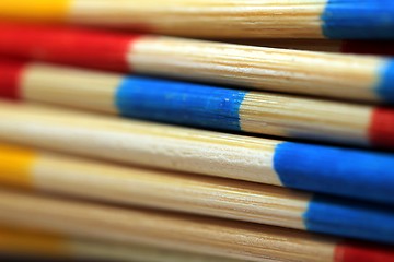 Image showing pick a stick close up