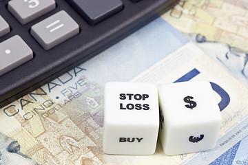 Image showing Stop loss Canadian dollar