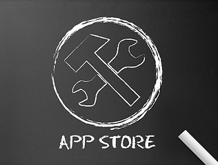 Image showing Chalkboard - App Store