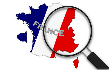 Image showing Magnifying Glass - France