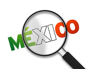 Image showing Magnifying Glass - Mexico
