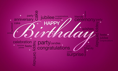 Image showing Happy Birthday Card