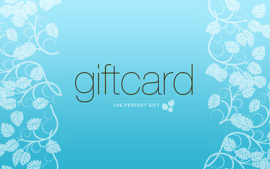 Image showing Ligh Blue Gift Card