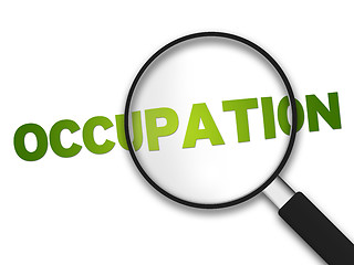 Image showing Magnifying Glass - Occupation