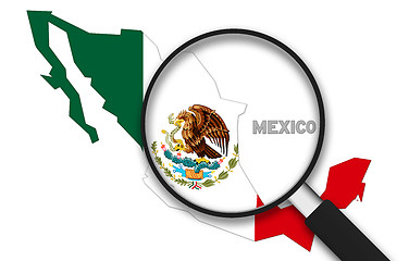 Image showing Magnifying Glass - Mexico