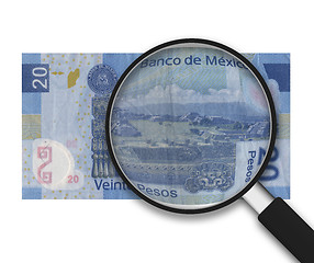 Image showing Magnifying Glass - 20 Pesos