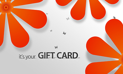 Image showing Orange Flower Giftcard