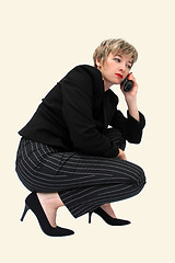 Image showing Businesswoman on the phone