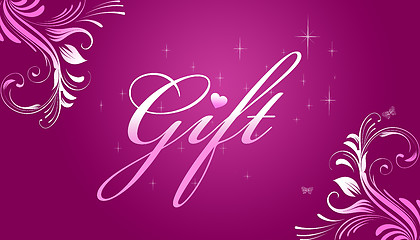 Image showing Gift Card - Pink