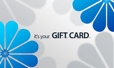 Image showing Blue Flower Giftcard