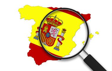 Image showing Magnifying Glass - Spain