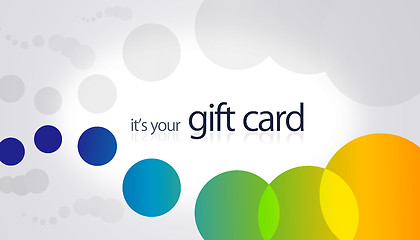 Image showing Gift Card - Circles