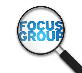 Image showing Magnifying Glass - Focus Group