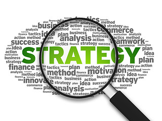 Image showing Magnifying Glass -  Strategy