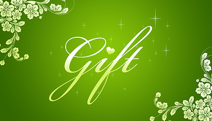 Image showing Green Gift Card