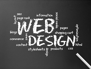 Image showing Chalkboard - Web Design