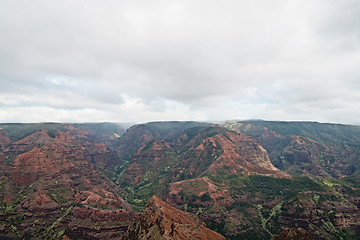 Image showing Waimea Canyon - Kauai, Hawaii