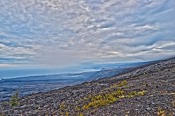 Image showing View from Chain of craters road in Big Island Hawaii