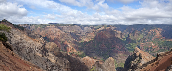 Image showing Waimea Canyon - Kauai, Hawaii
