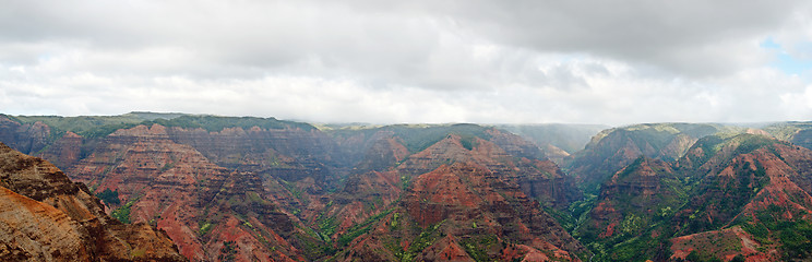 Image showing Waimea Canyon - Kauai, Hawaii