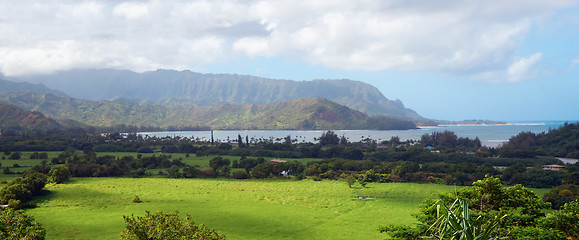 Image showing  Hanalei Bay, Kauai, Hawaii