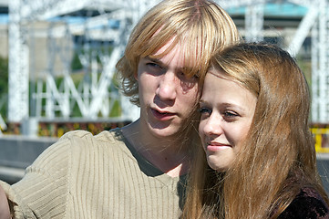 Image showing Young couple