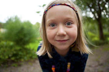 Image showing Portrait of a little girl