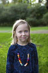 Image showing Portrait of a little girl