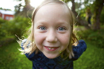 Image showing Portrait of a little girl