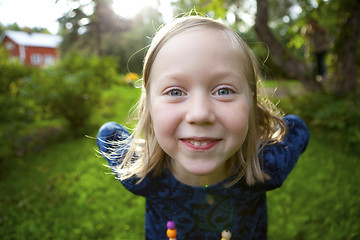 Image showing Portrait of a little girl