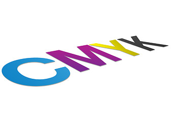 Image showing Perspective CMYK Sign