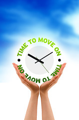 Image showing Time to move on