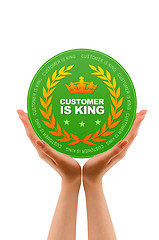 Image showing Customer Is King