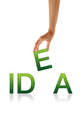 Image showing Idea - Hand